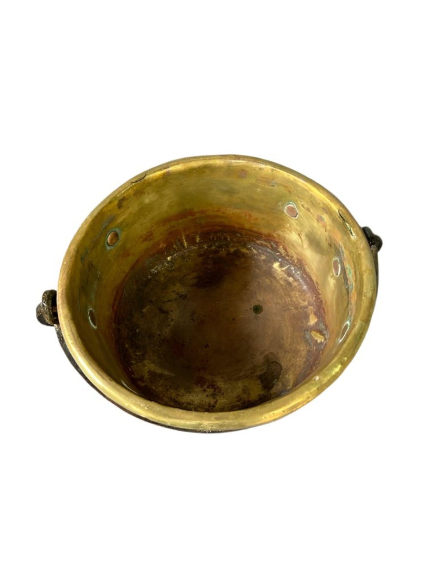 Set of 3 Antique French Copper Cookling Pots
