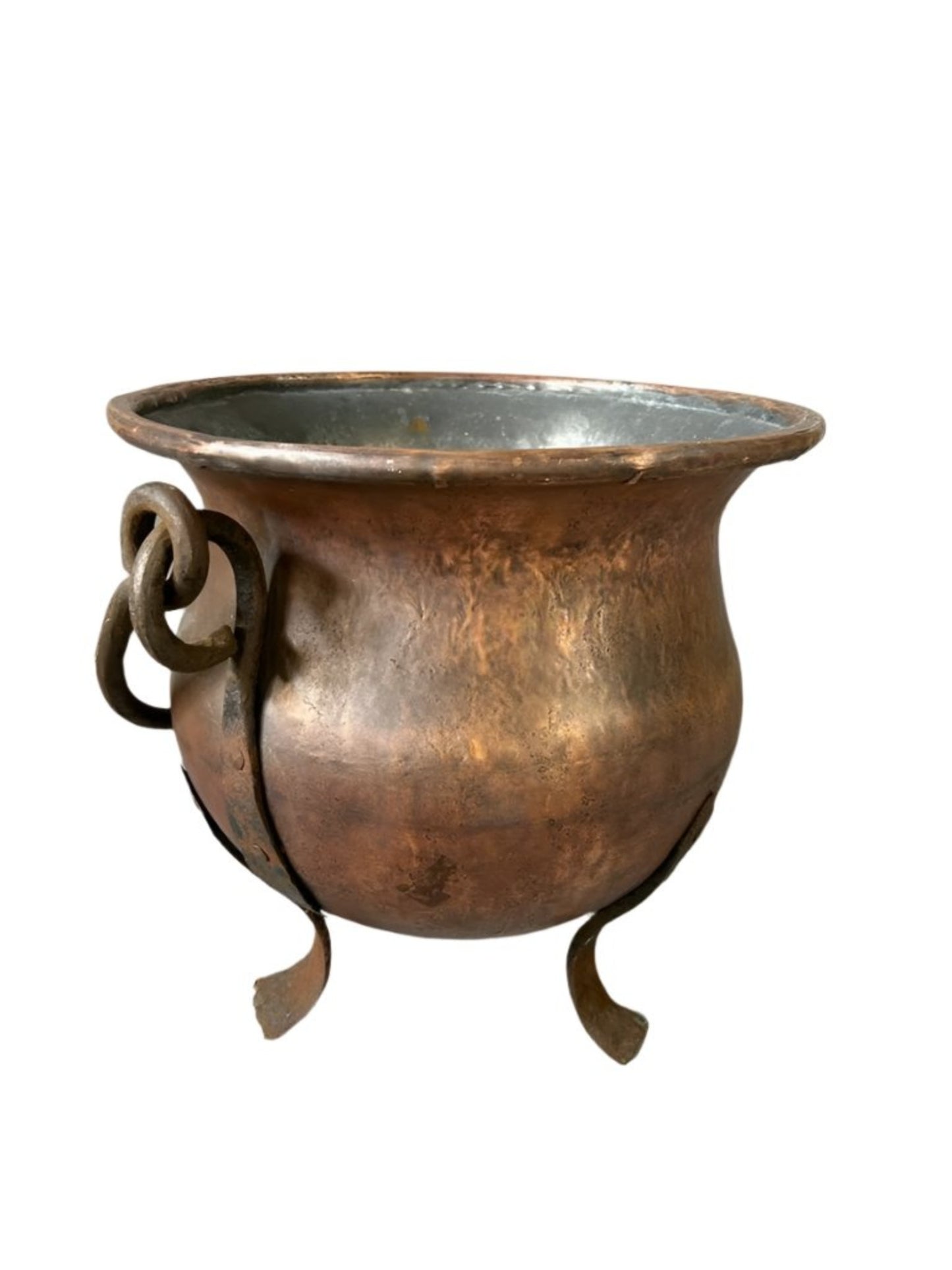 19th Century French Copper Cauldron