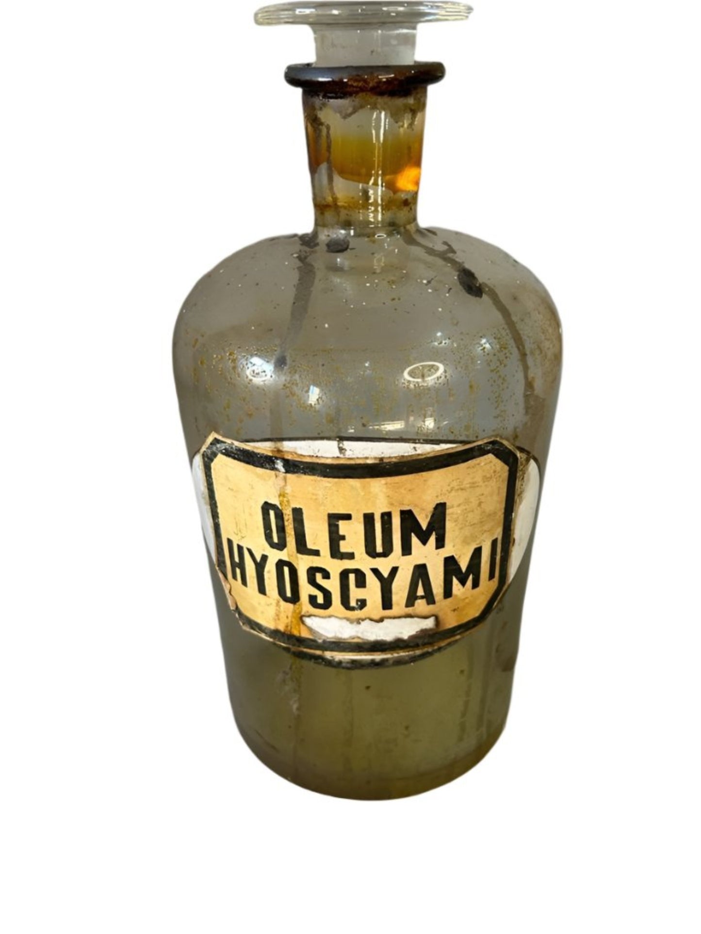 Collection of French Pharmacy Bottles Mid-century