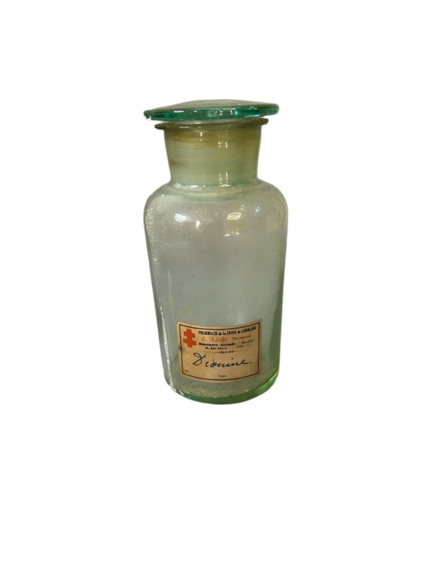 Collection of French Pharmacy Bottles Mid-century