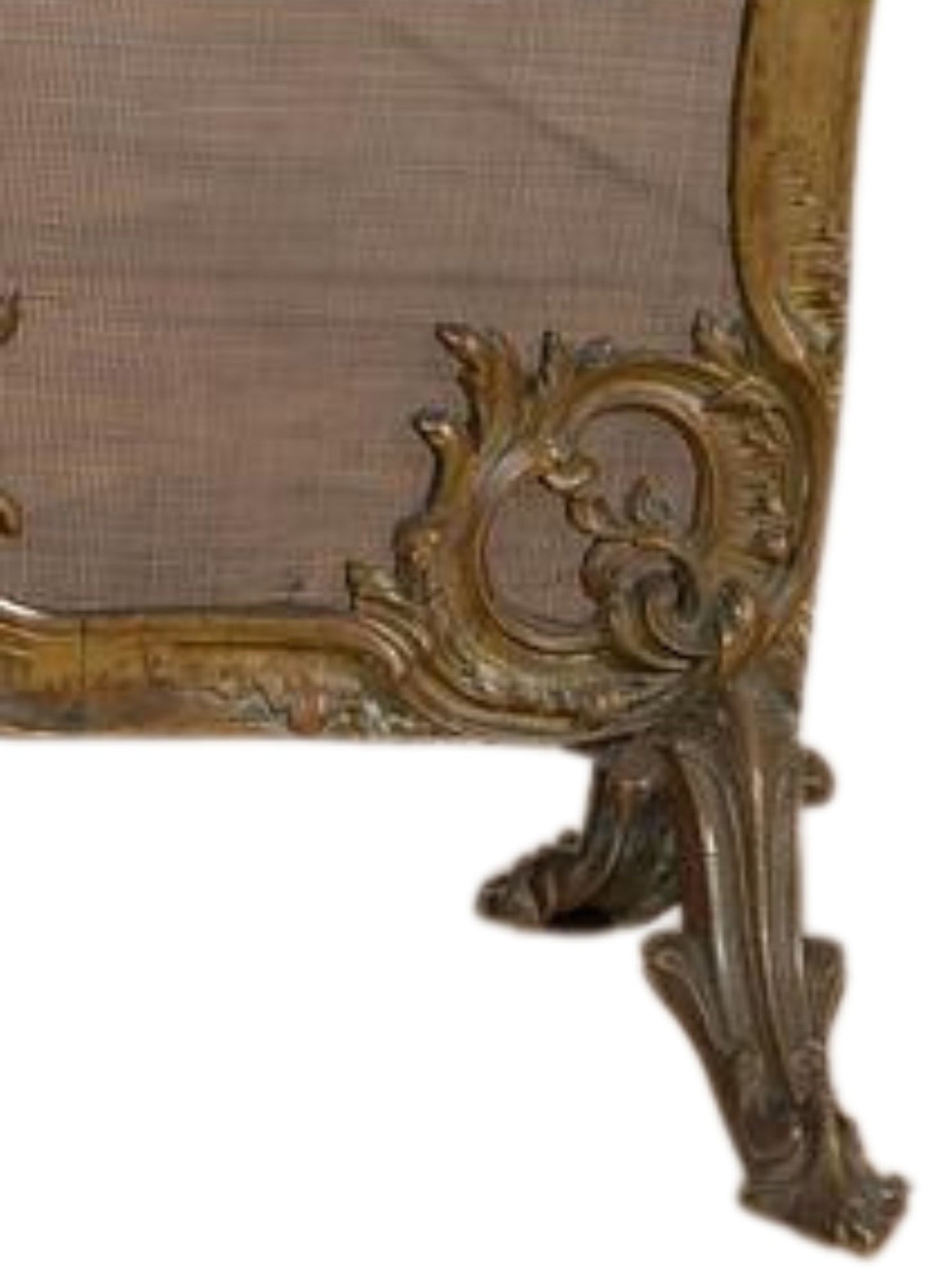 Bronze Fire Screen 19th Century