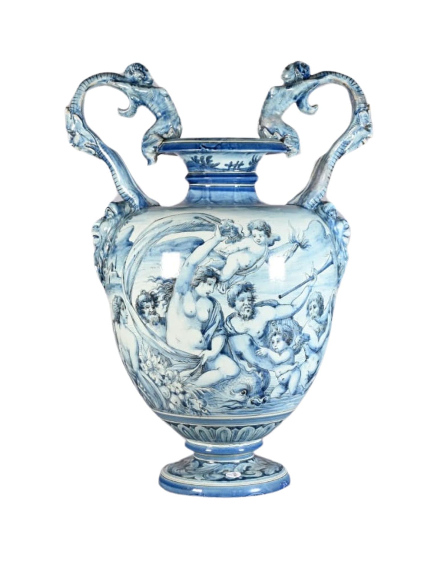 Italian Baluster Vase 17 inches.