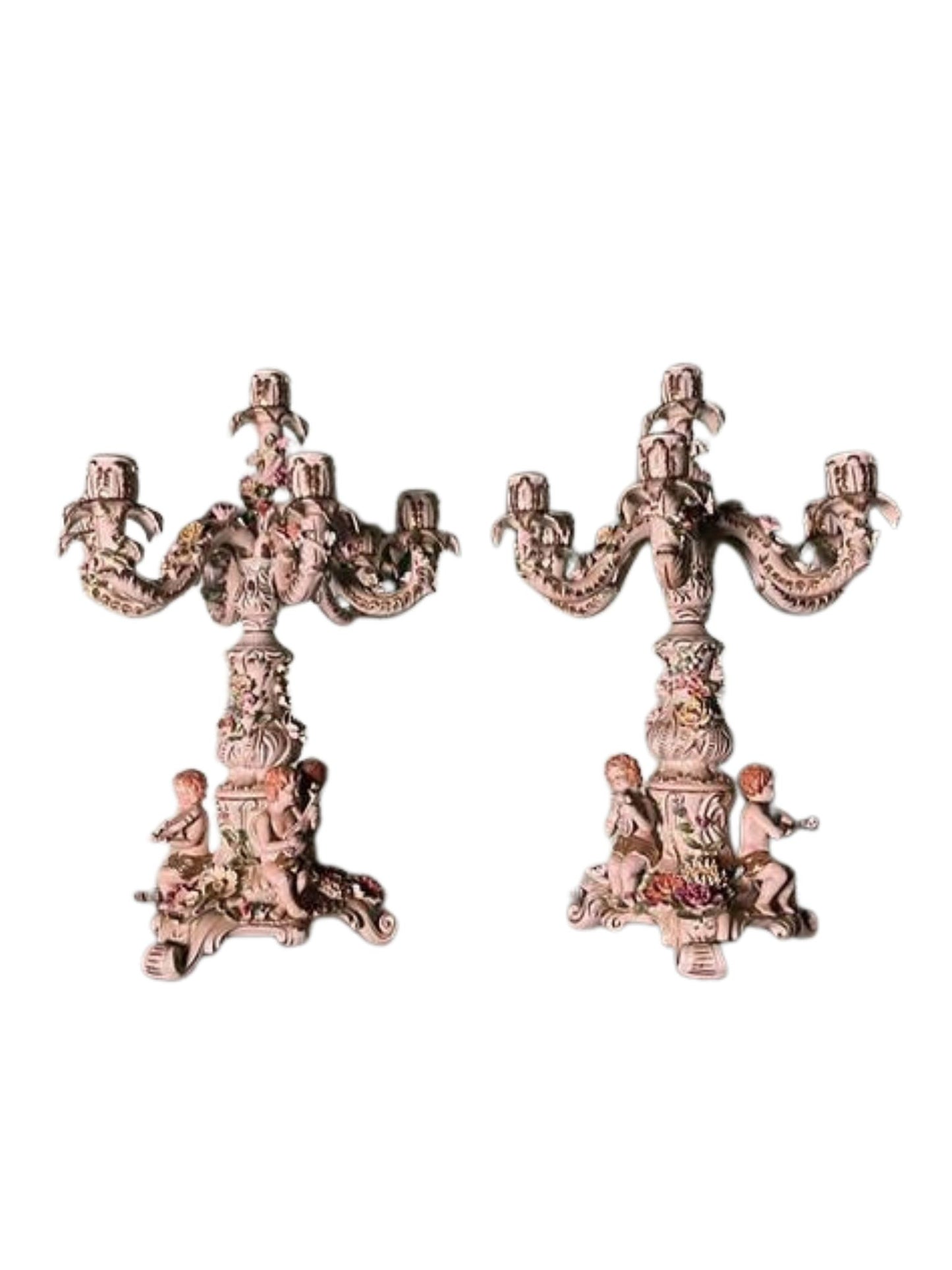 Candalabra with Putti decoration
