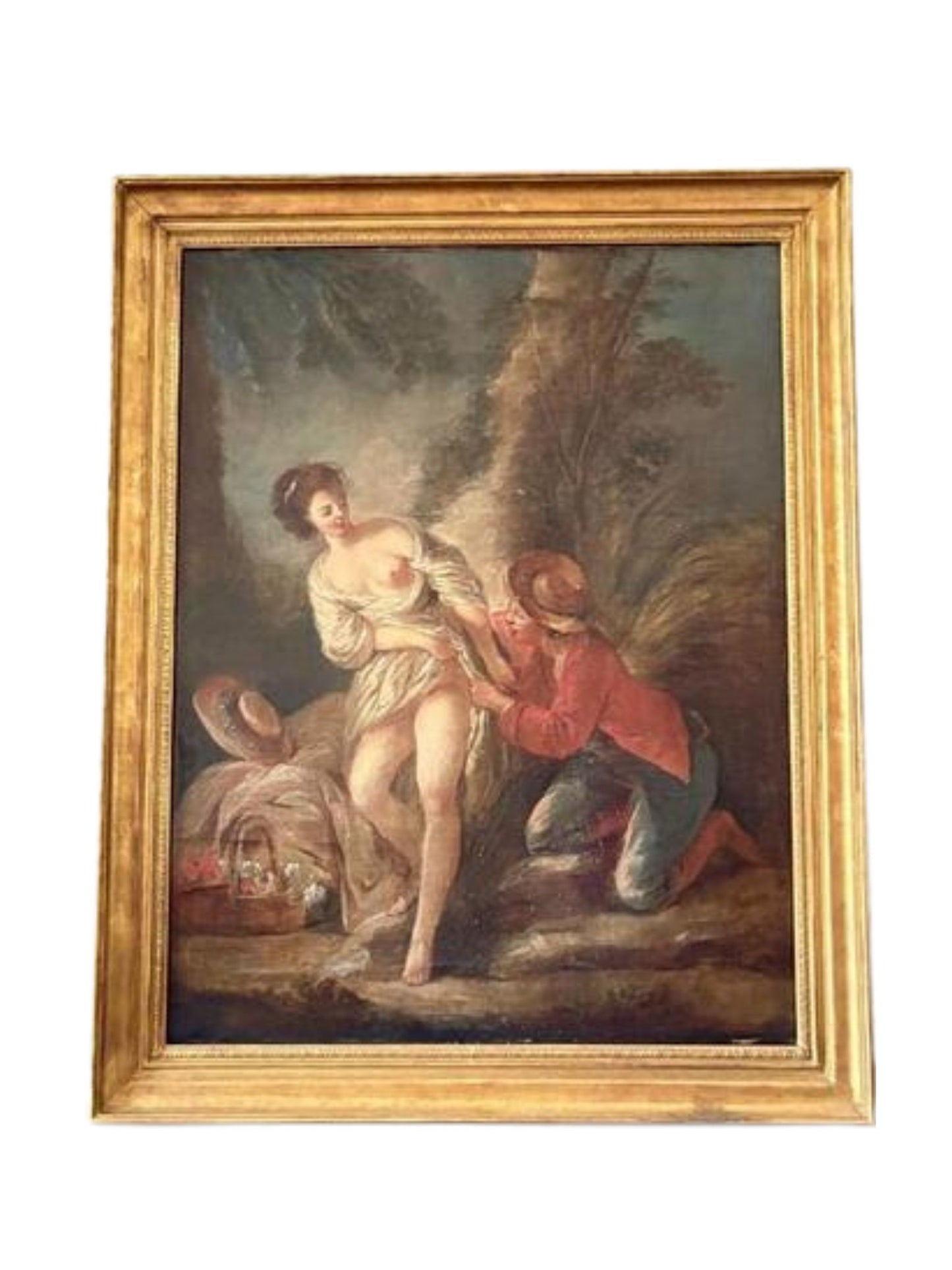 Painting 18th C. Scene