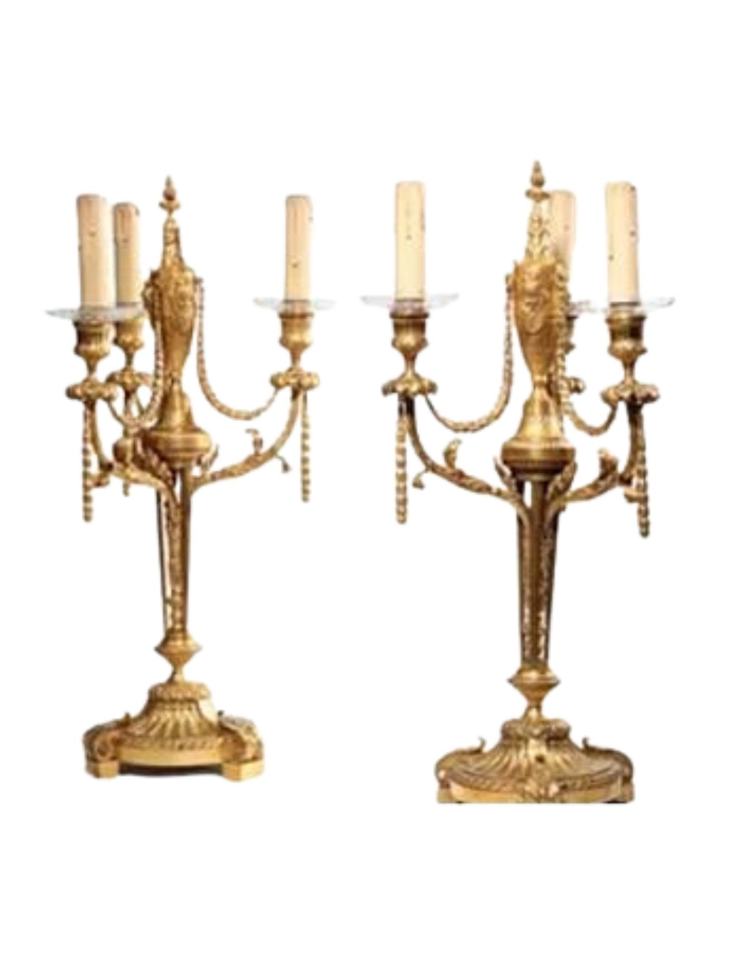 Pair of Napoleon III Candelabras