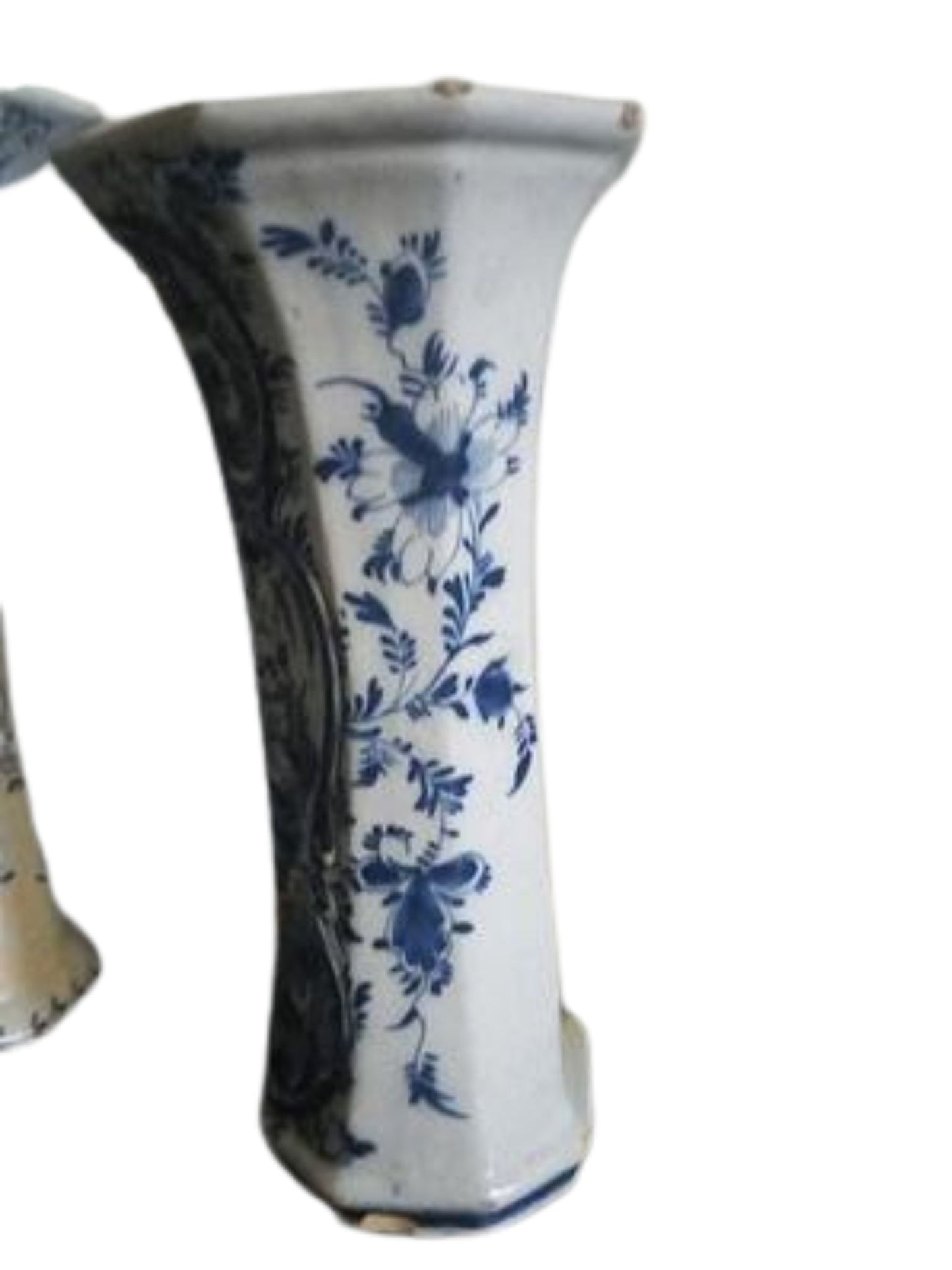 Pair of Delft vases 18th Century