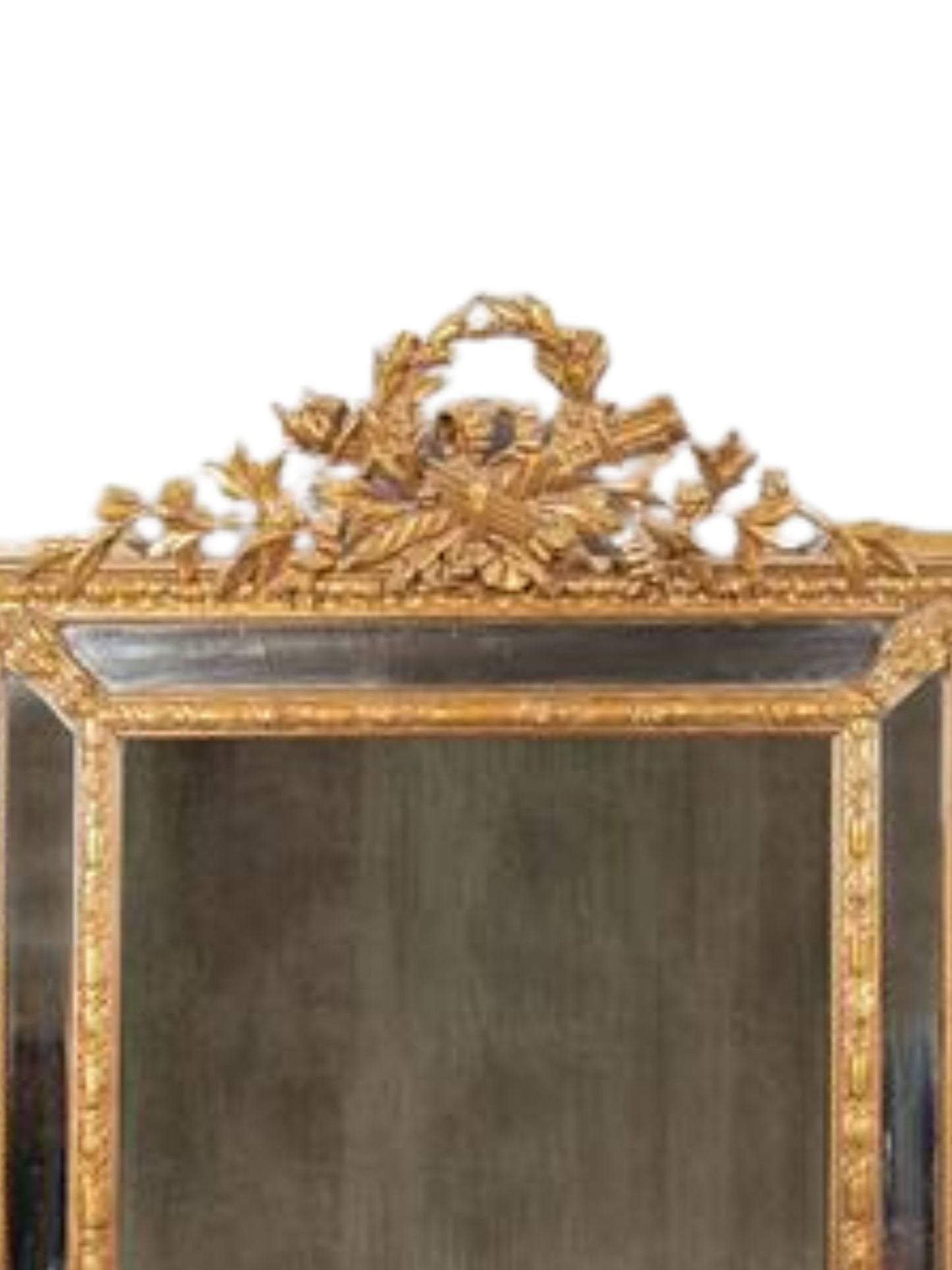 Large gilded mirror