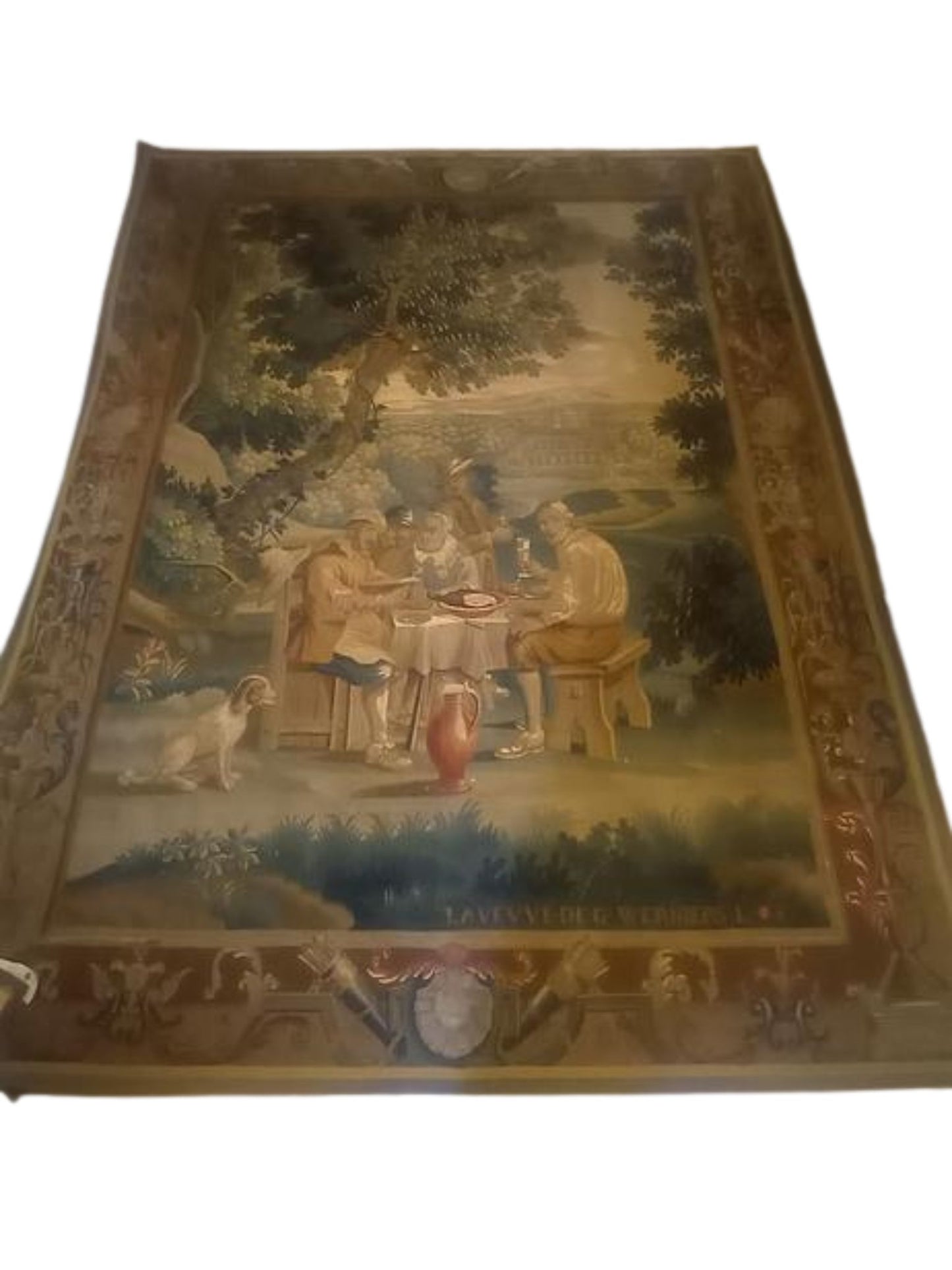 Large Tapestry 18th Century. Work of Wernier.