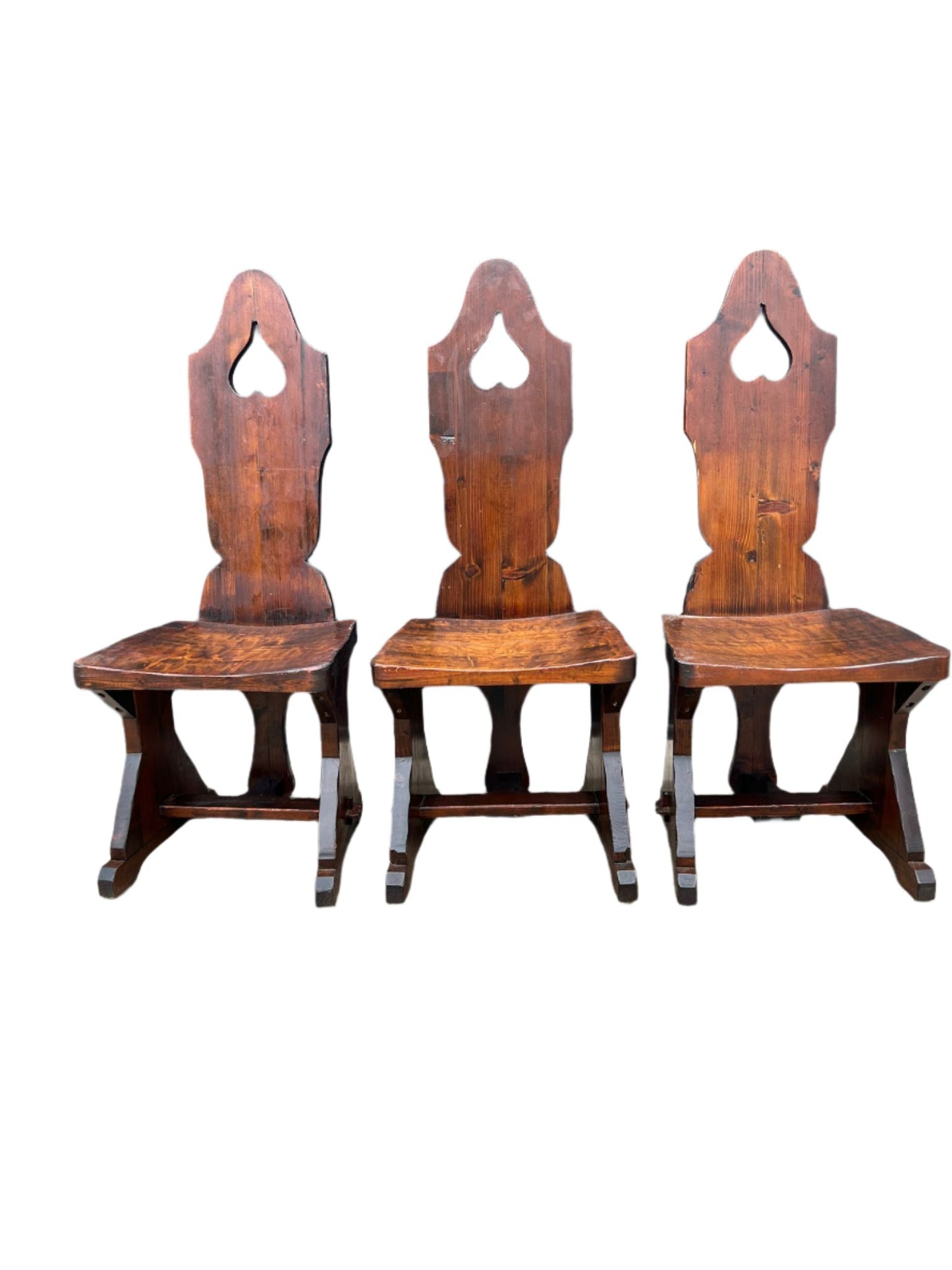 Characterful Tyrolean Wooden Chairs