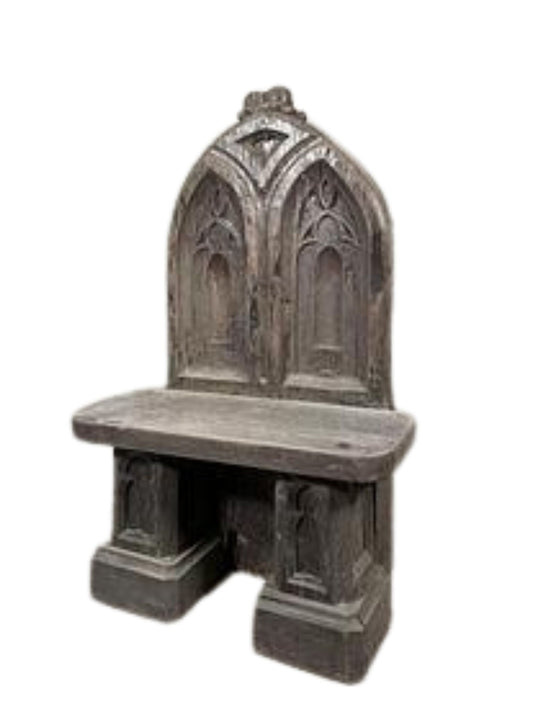 19th Century Gothic bench