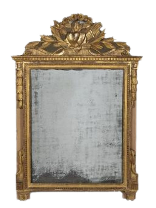 Large gilded mirror