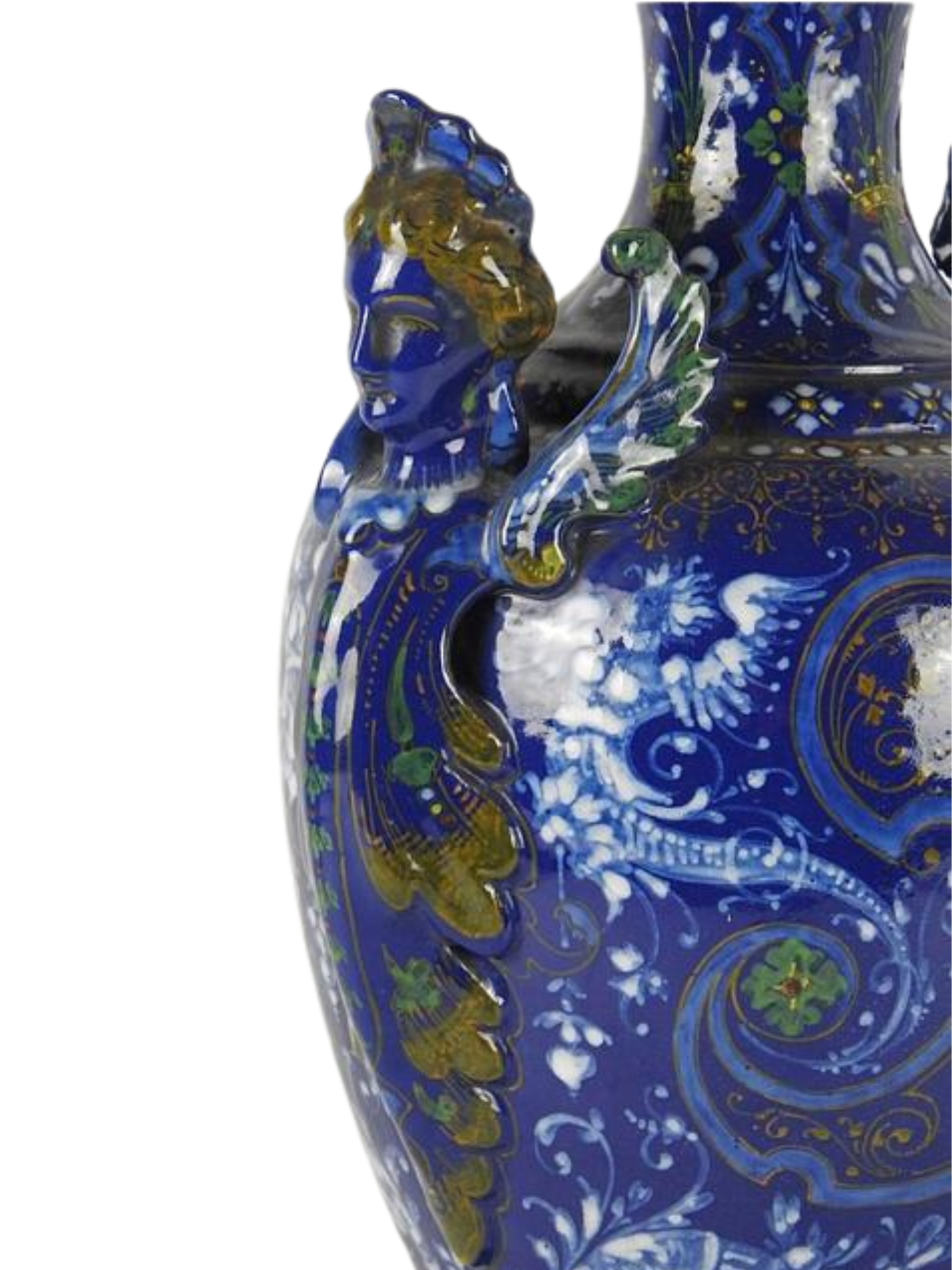 Blois earthenware vase 1875