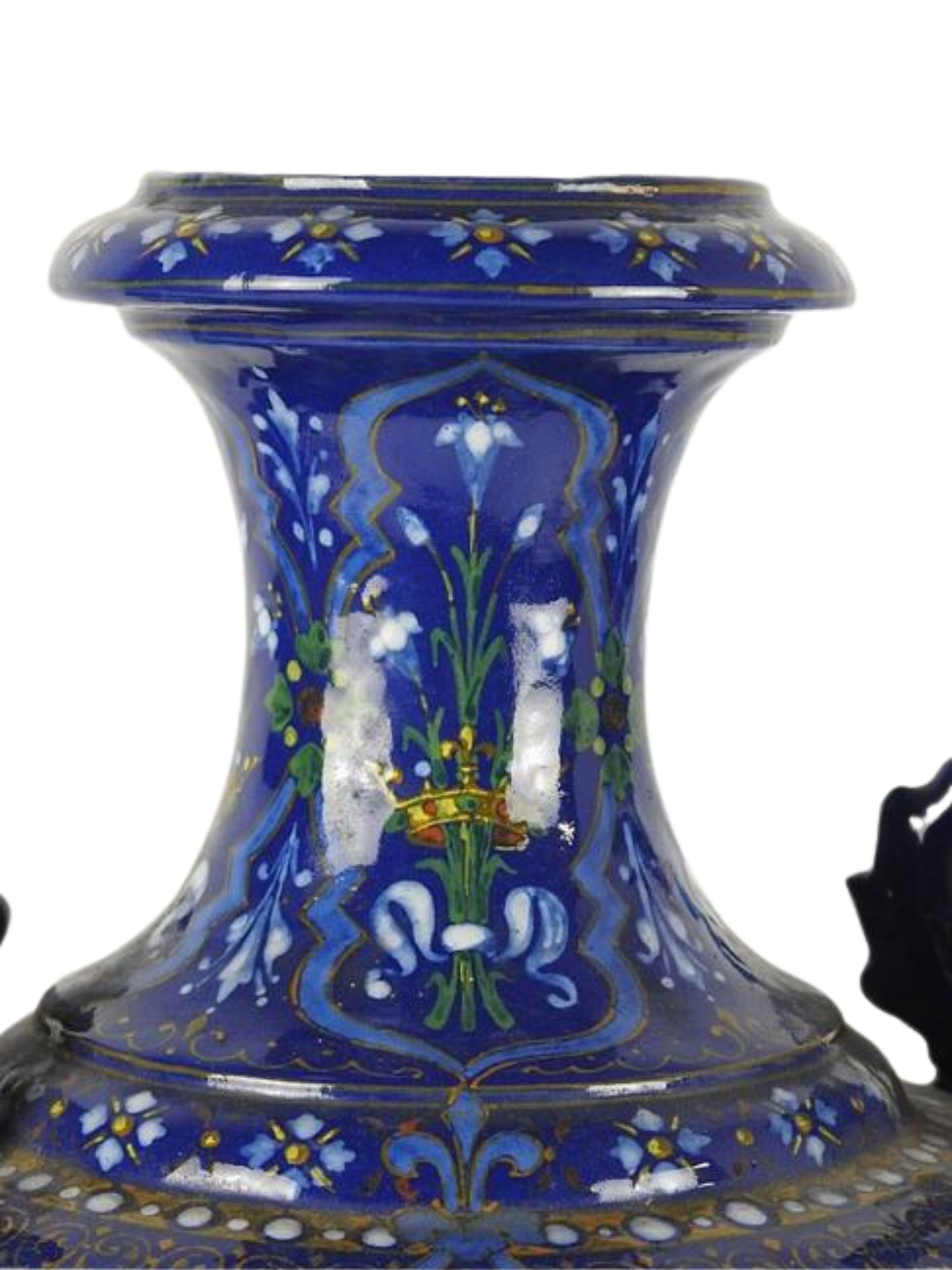 Blois earthenware vase 1875