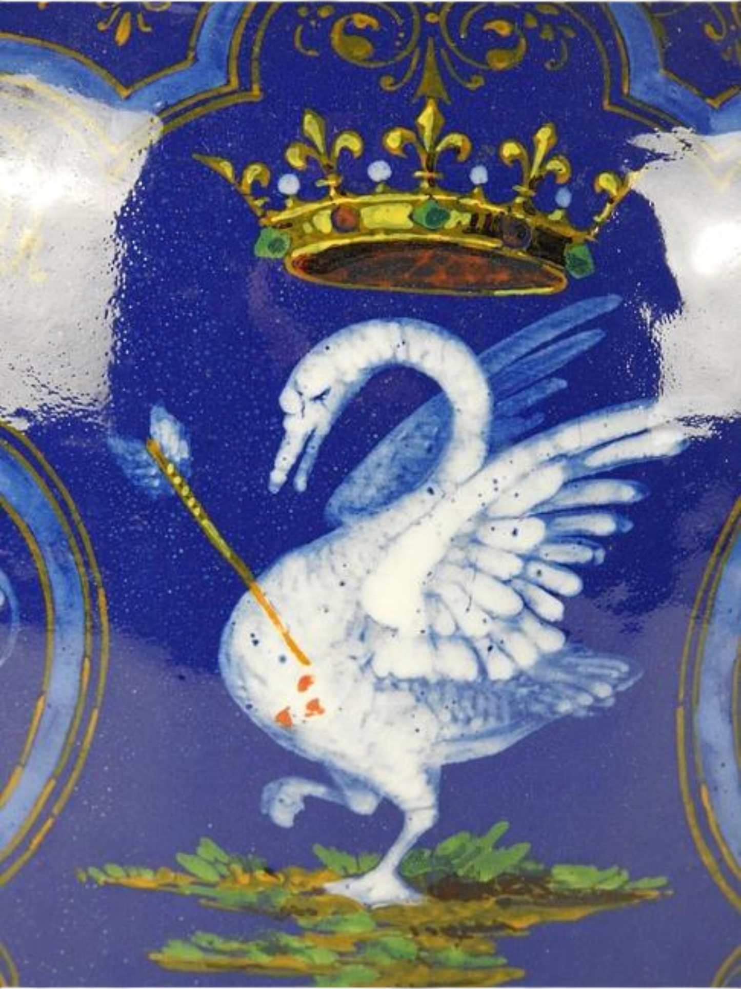 Blois earthenware vase 1875