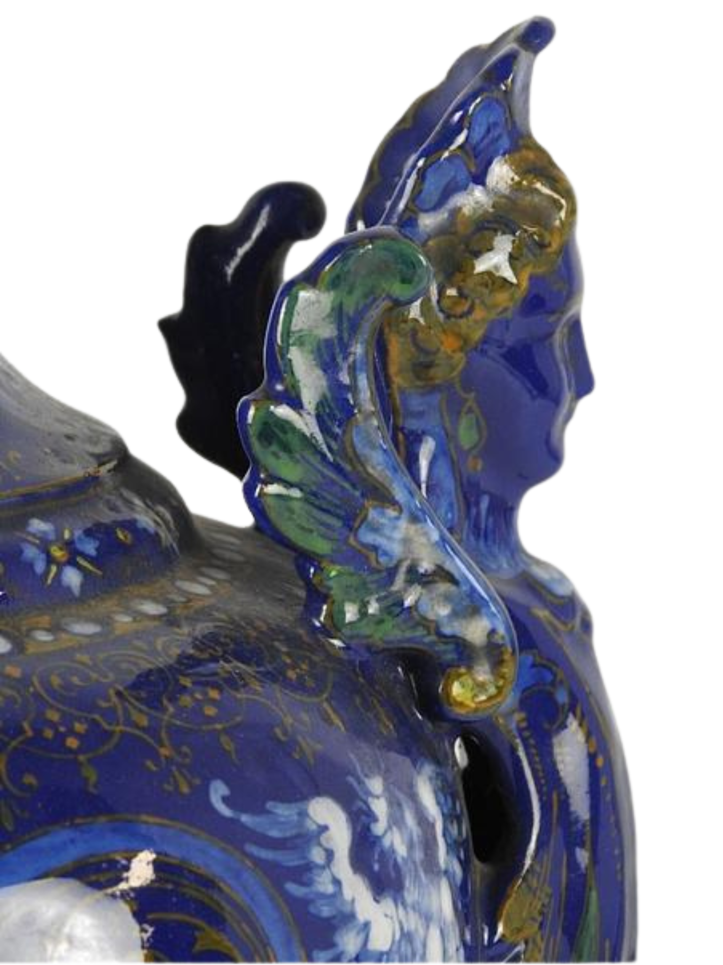 Blois earthenware vase 1875