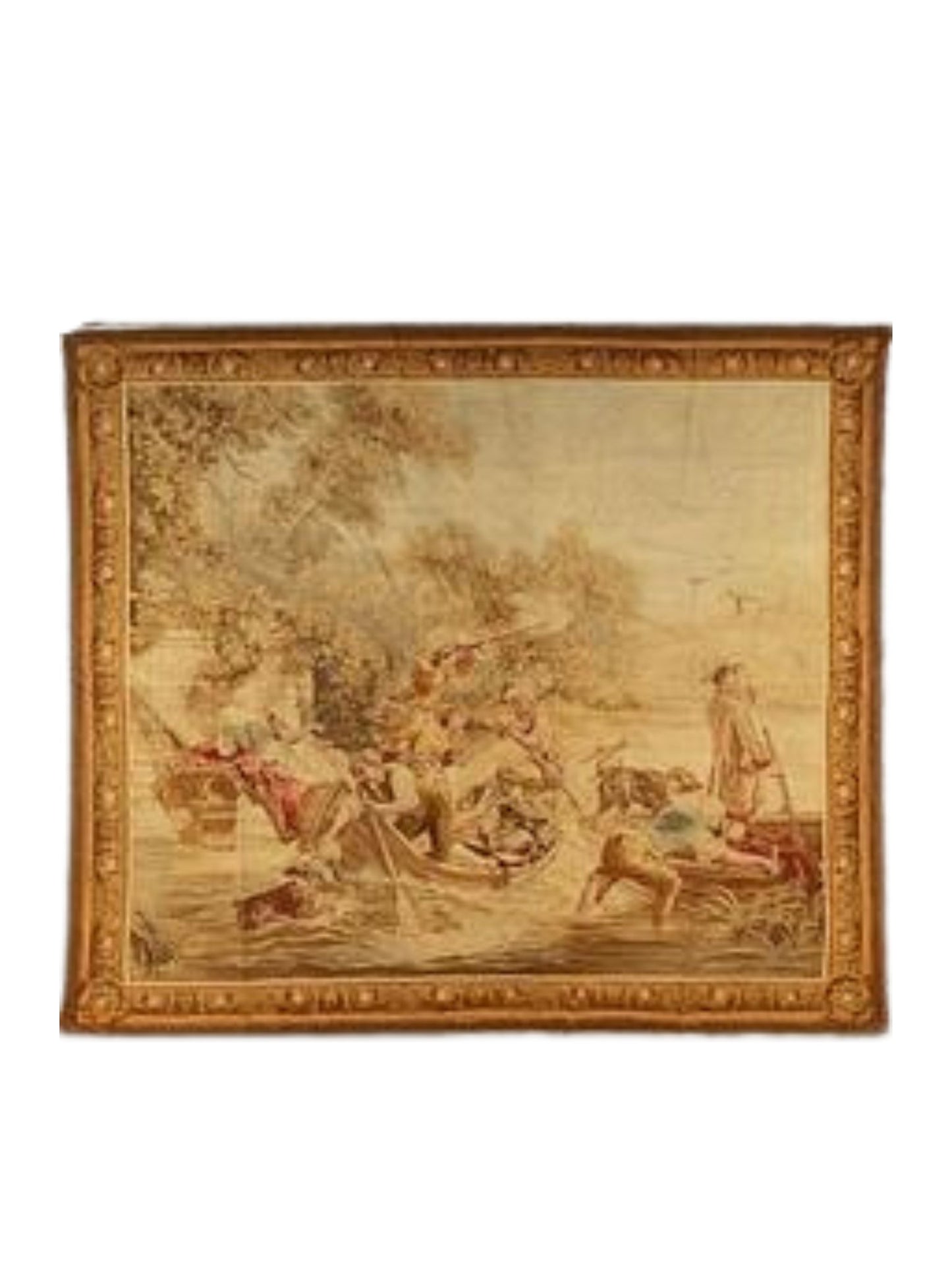 Aubusson wool tapestry