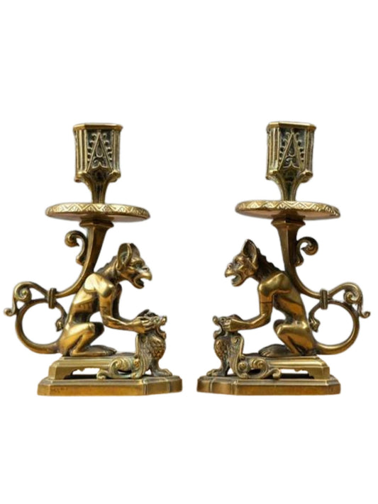 Bronze Candlesticks