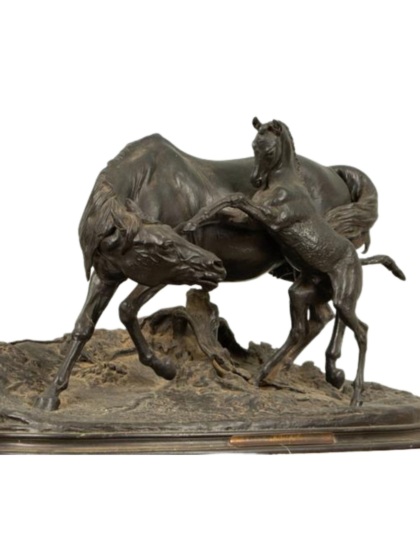 Mare & Foal Bronze