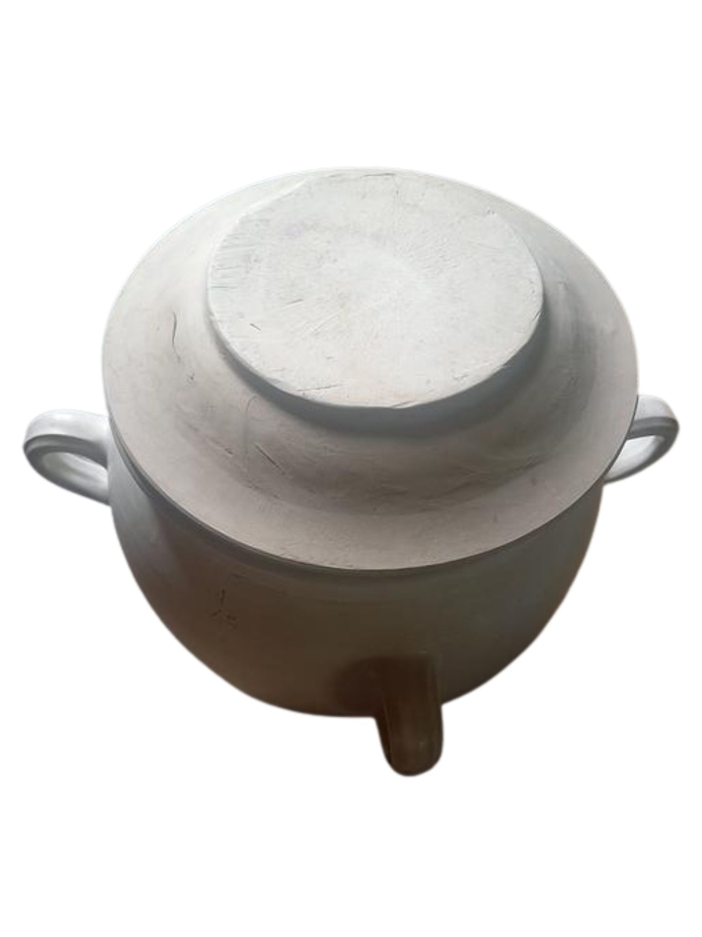 Large light grey storage pot