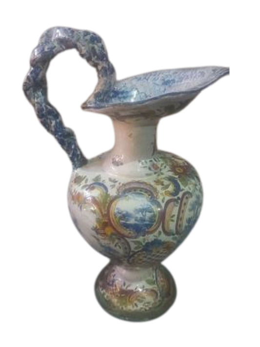 Twisted handle vase