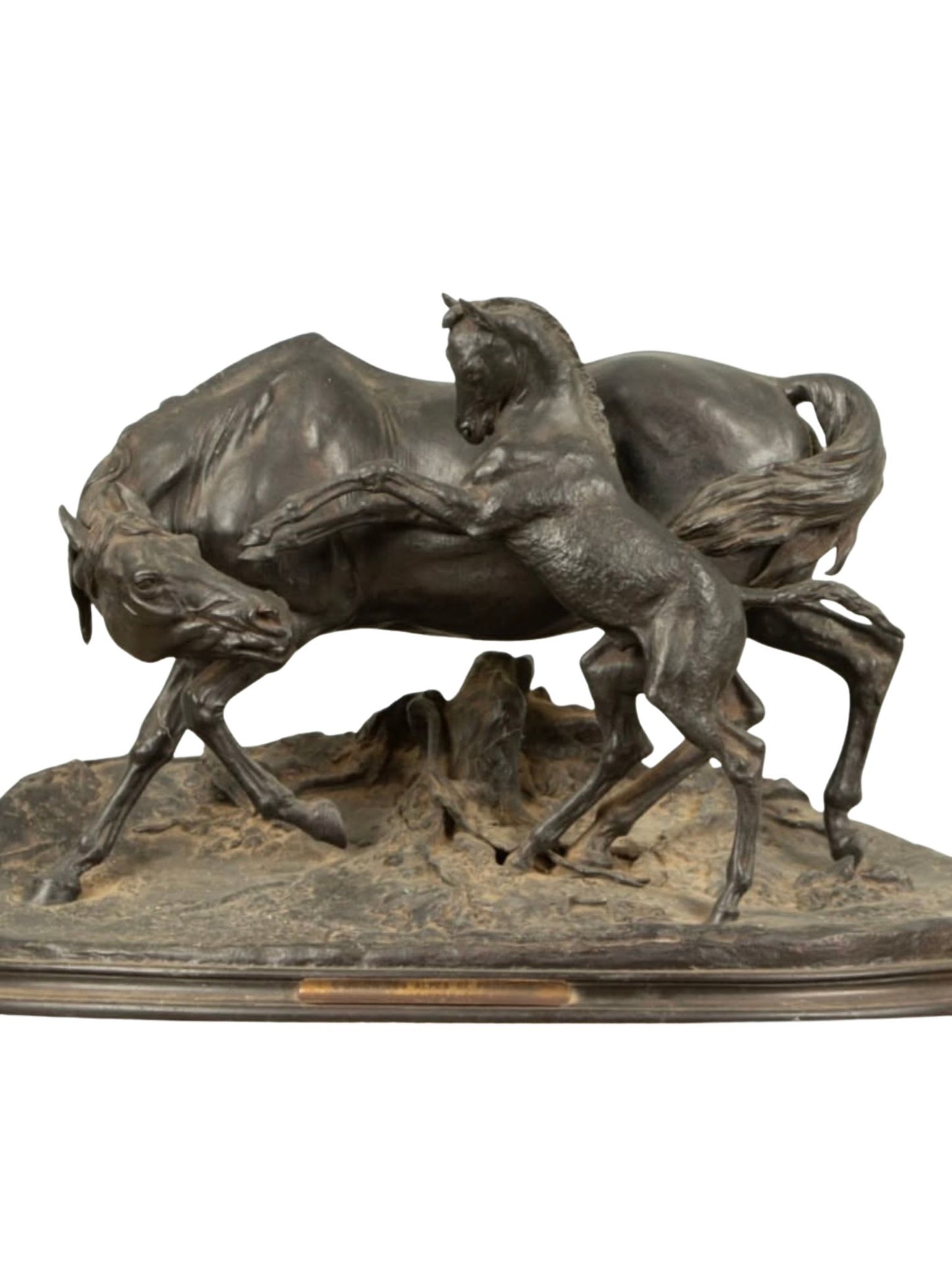 Mare & Foal Bronze