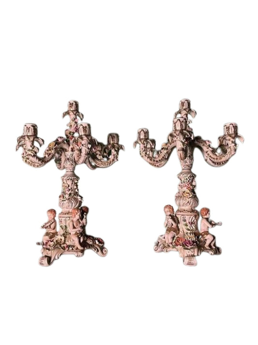 Candalabra with Putti decoration