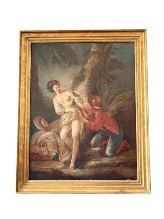 Painting 18th C. Scene
