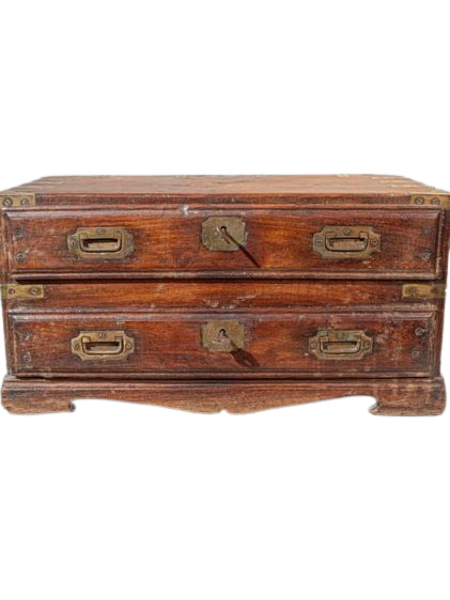 Rectangular chest - 'Exotic' wood