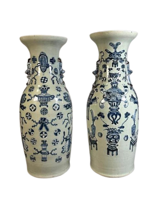 Pair of Porcelain Vases (China)